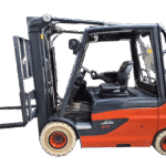 Empilhador LINDE elétrico E16 387, recondicionado com bateria nova e garantia.